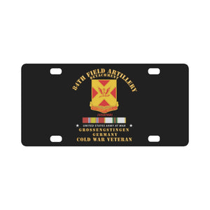 Army - 84th Field Artillery Det - Grossengstingien - GE w COLD SVC X 300 Classic License Plate