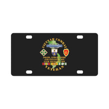 Load image into Gallery viewer, Army - Vietnam Combat Infantry Veteran w 2nd Bn 22nd Inf - 4th and 25th ID Classic License Plate
