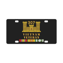 Load image into Gallery viewer, Army - 307th Engineer Battalion - ENG Branch - Vietnam Vet w VN SVC Classic License Plate
