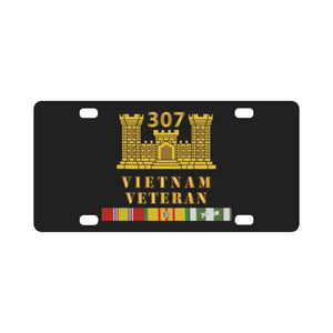 Army - 307th Engineer Battalion - ENG Branch - Vietnam Vet w VN SVC Classic License Plate