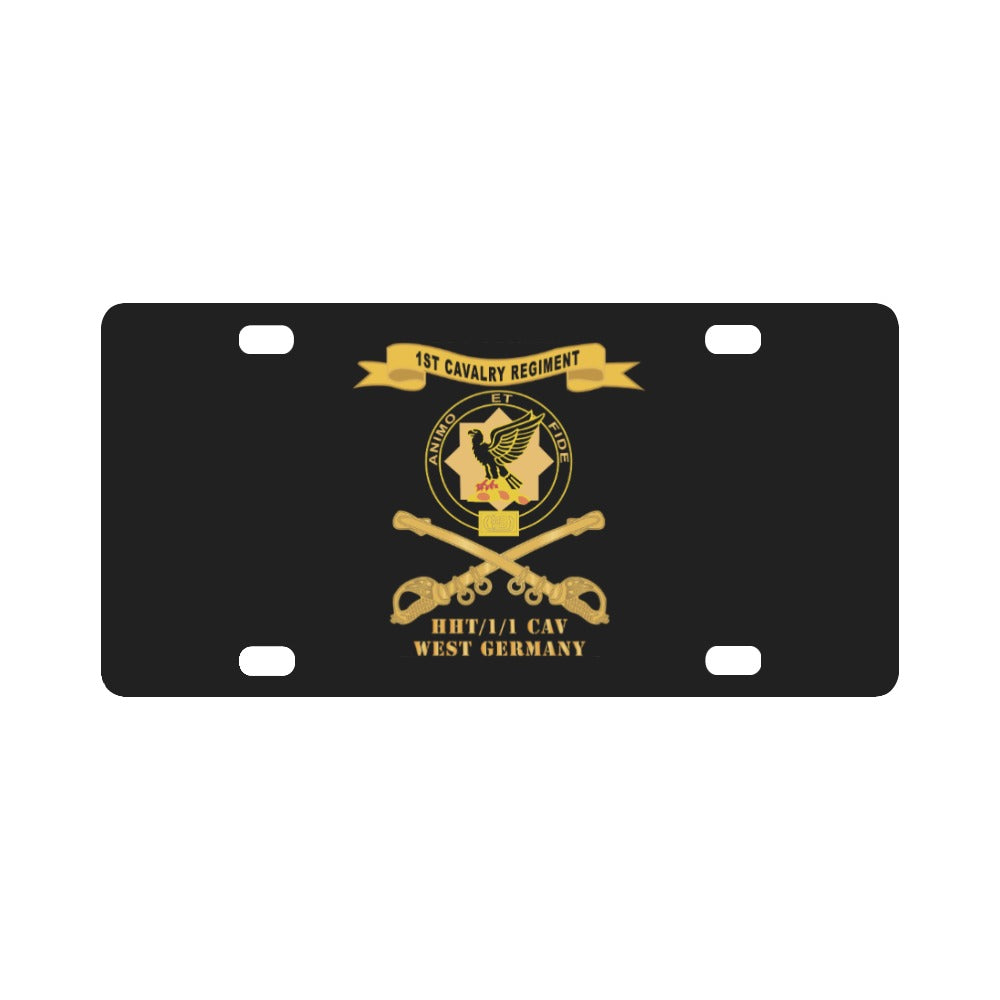 Army - 1st Cavalry Regiment w Br - Ribbon - HHT-1-1 CAV West Germany X ...