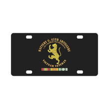 Load image into Gallery viewer, Battery G, 65th Artillery (.50 Caliber Machinegun) X 300 Classic License Plate
