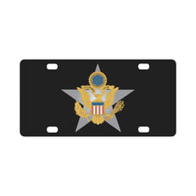 Load image into Gallery viewer, Branch Insignia - Officer - General Staff - White GradientX 300 Classic License Plate
