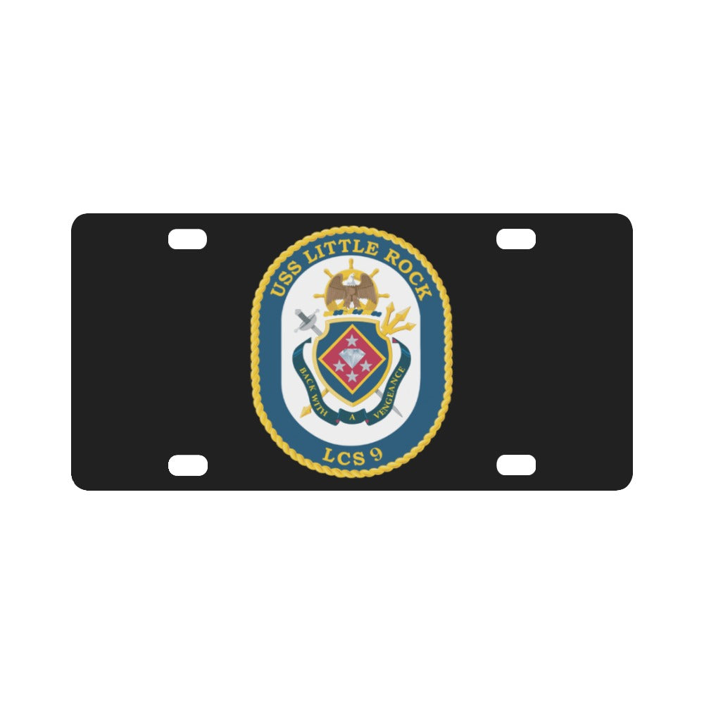 Navy - USS - Little Rock (LCS-9) wo Txt X 300 Classic License Plate