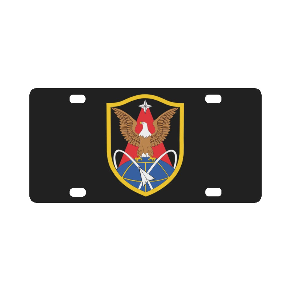 Army - 1st Space Brigade - SSI wo Txt Classic License Plate