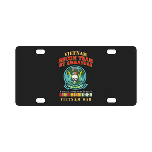 RECON TEAM - Recon Team - RT Arkansas - Dragon - Vietnam War w VN SVC Classic License Plate