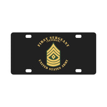 Load image into Gallery viewer, Army - First Sergeant - 1SG - Veteran - Flat X 300 Classic License Plate
