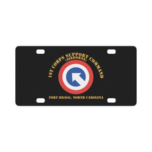 Load image into Gallery viewer, Army - 1st Corps Support Command (COSCOM) - FBNC X 300 Classic License Plate
