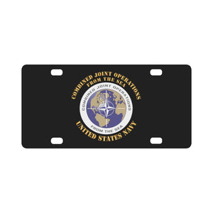 Navy - Combined Joint Operations - From The Sea X 300 Classic License Plate