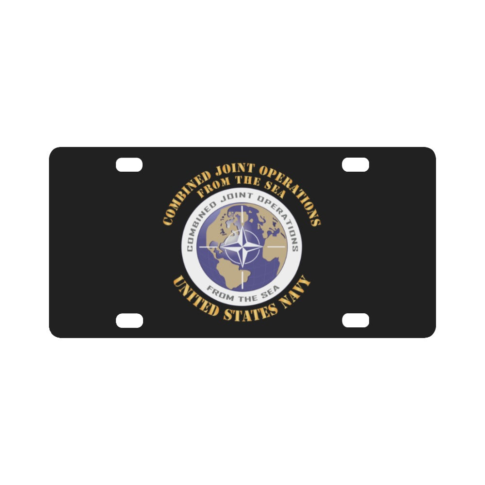 Navy - Combined Joint Operations - From The Sea X 300 Classic License Plate