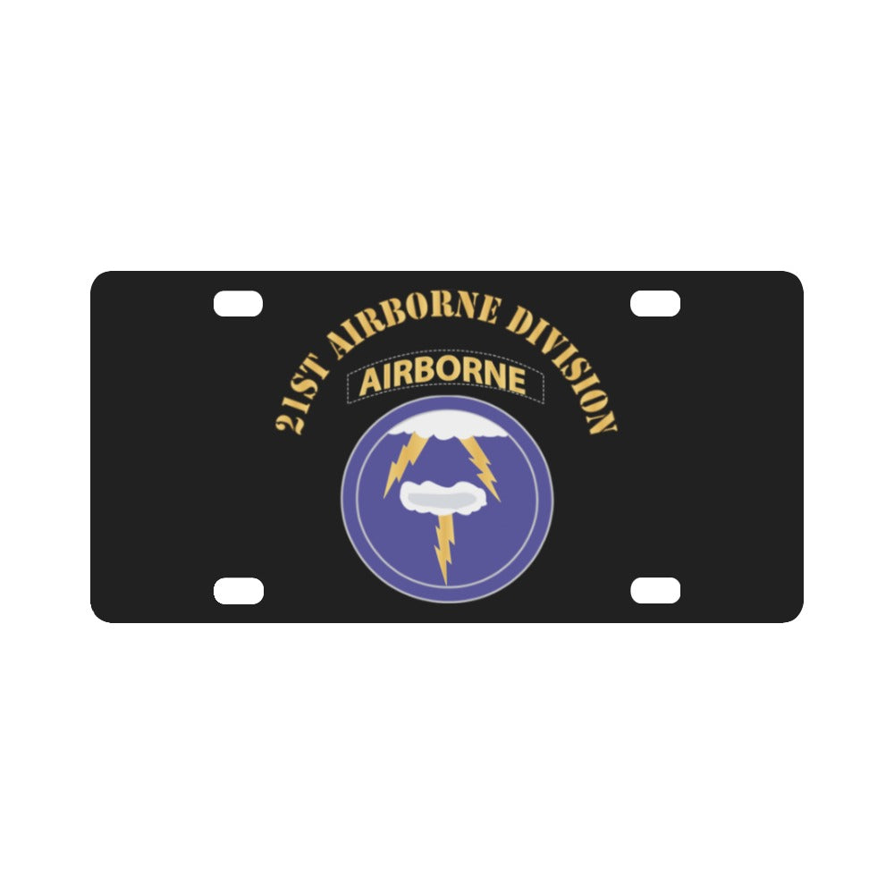 Army - 21st Airborne Division x 300 Classic License Plate