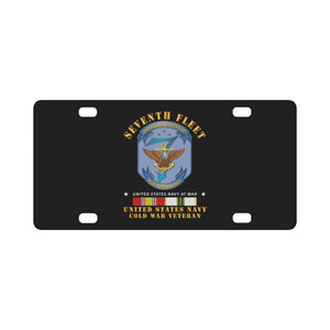 Navy - Seventh Fleet w COLD SVC X 300 Classic License Plate