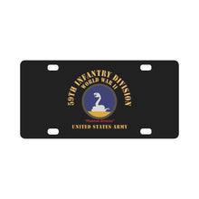 Load image into Gallery viewer, Army - SSI - 59th Infantry Division - WWII - Phantom Division - US Army X 300 Classic License Plate
