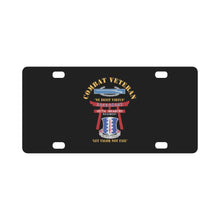 Load image into Gallery viewer, Army - Combat Veteran - 187th Infantry Regiment - Torii, Rakkasans, Let Valor Not Fail, English, Lat Classic License Plate
