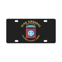 Load image into Gallery viewer, Army - 82nd Airborne Division - SSI - Ver 3 Classic License Plate
