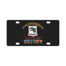 Load image into Gallery viewer, Army - 761st Tank Battalion - Black Panthers - WWII EU SVC Classic License Plate
