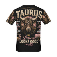 Load image into Gallery viewer, Taurus - Luxury looks good on me Men's All Over Print Crew Neck T-Shirt
