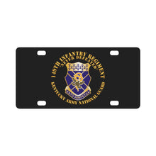 Load image into Gallery viewer, Army - 149th Infantry Regiment - KYARNG - COA X 300 Classic License Plate
