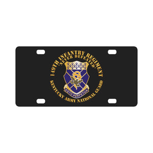 Army - 149th Infantry Regiment - KYARNG - COA X 300 Classic License Plate