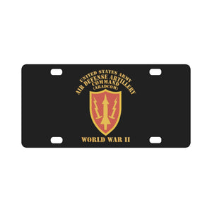 SSI - United States Army Air Defense Artillery Command - ARADCOM - WWII X 300 Classic License Plate