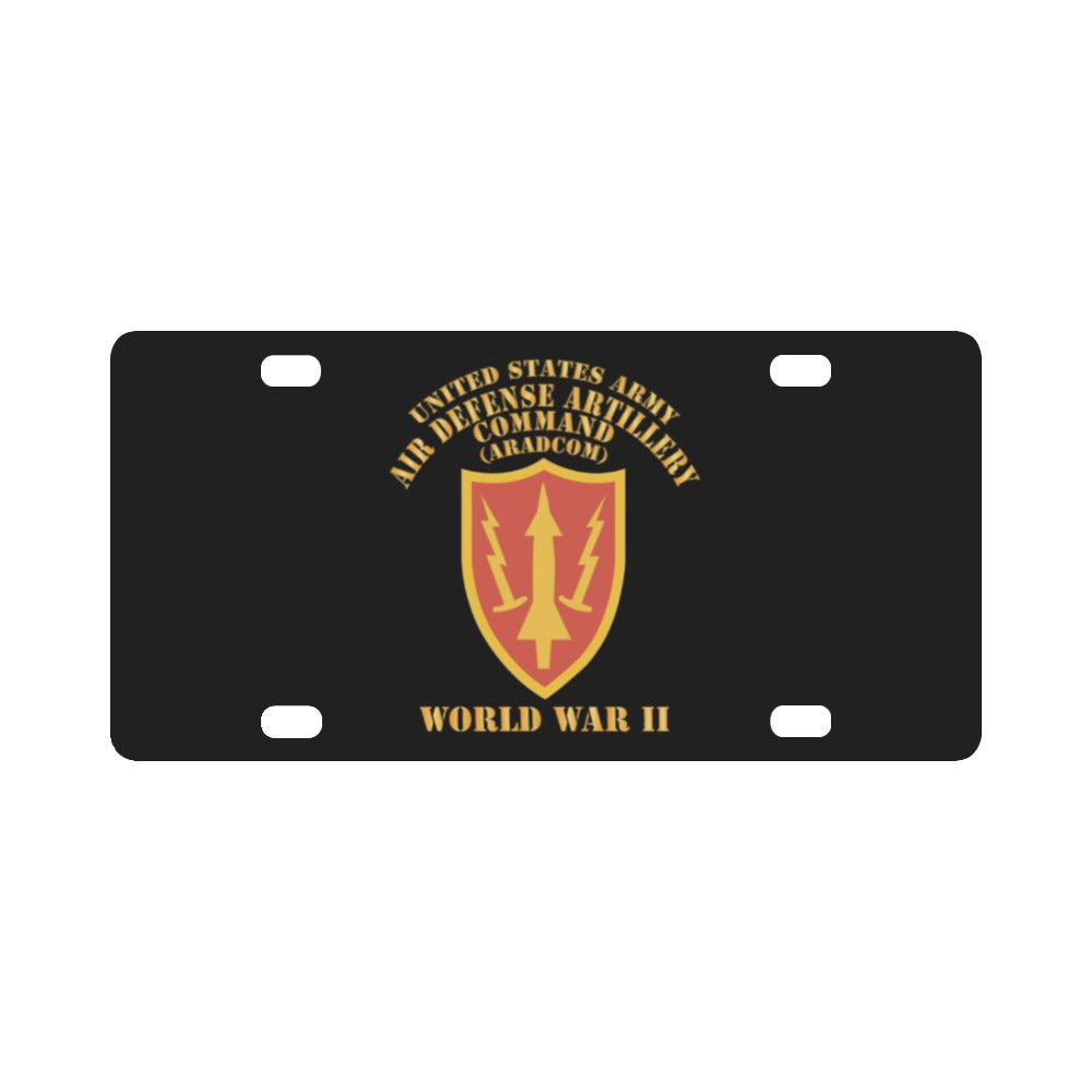 SSI - United States Army Air Defense Artillery Command - ARADCOM - WWII X 300 Classic License Plate