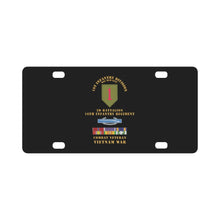 Load image into Gallery viewer, 1st Infantry Division - 2nd Battalion, 18th Infantry, CIB, BS, PH, AM, VN SVC Bar - Vietnam War X 30 Classic License Plate
