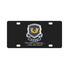 Load image into Gallery viewer, Army - Jag Corps Crest - Pen is Mighter X 300 Classic License Plate
