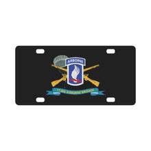 Load image into Gallery viewer, Army - 173rd Airborne Brigade with Jumper - SSI w INF Br - Ribbon X 300 Classic License Plate
