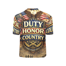 Load image into Gallery viewer, Little Kids' All Over Print Crew Neck T-Shirt - Proud to Serve - Patriot Shirt - Duty Honor Country

