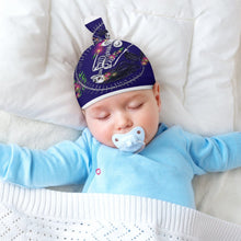 Load image into Gallery viewer, Top Knot Hat for Baby (A Set of 2)
