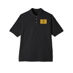 Men's Piqué Polo - US Army WAC Training Center Flag