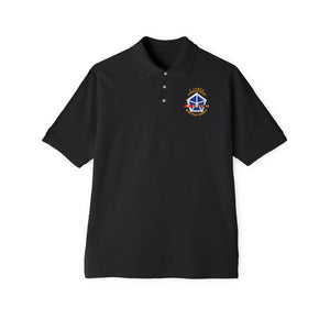 Men's Piqué Polo - Army - V Corps - Iraq Vet w SVC Ribbons