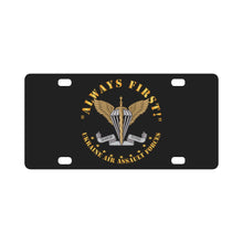 Load image into Gallery viewer, Ukraine - Ukraine Air Assault Forces - Emblem - Always First wo Flag X 300 Classic License Plate
