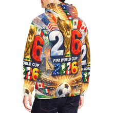 Load image into Gallery viewer, FIFA World Cup 2026 celebration Men's All Over Print Hoodie (USA Size)
