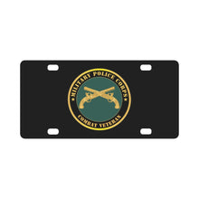 Load image into Gallery viewer, Army - Military Police - Branch - Combat Veteran X 300 Classic License Plate
