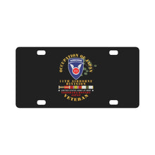 Load image into Gallery viewer, Army - Occupation Japan w 11th Airborne Division w OCCUPY - COLD SVC Classic License Plate
