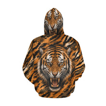 Load image into Gallery viewer, AOP Hoodie - tiger-fur camouflage Men's All Over Print Hoodie (USA Size)
