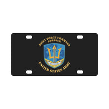 Load image into Gallery viewer, Army - Joint Force Command - Norfolk X 300 Classic License Plate
