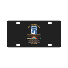 Load image into Gallery viewer, Army - XVIII Airborne Corps - US CENTCOM - Desert Storm, Desert Shield Veteran X 300 Classic License Plate
