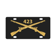 Load image into Gallery viewer, Army - 423rd Infantry Regiment - Branch wo Txt X 300 Classic License Plate
