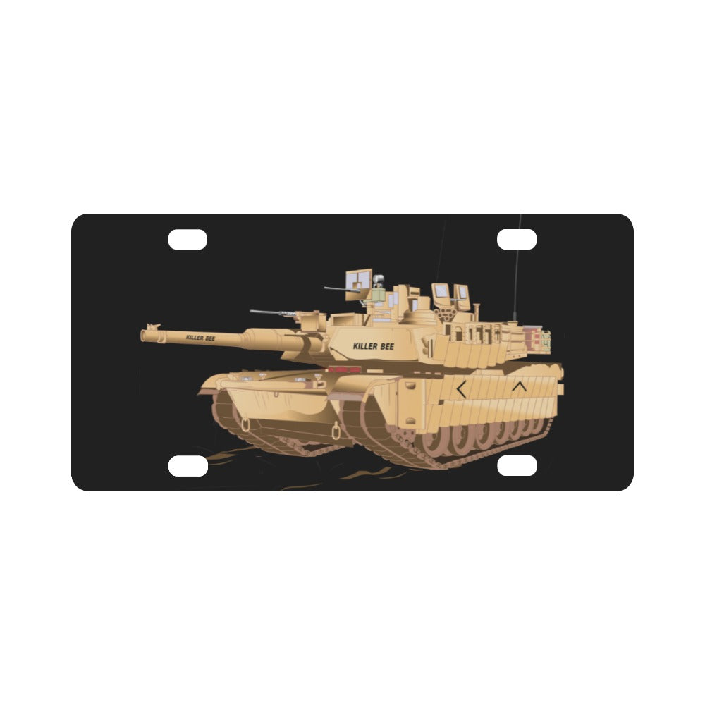 Army - Main Battle Tank - M1A1 wo Txt X 300 Classic License Plate