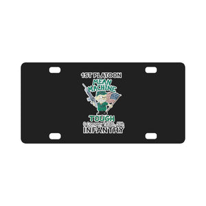 1st Platoon Infantry X 300 Classic License Plate