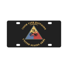 Load image into Gallery viewer, Army - 756th Tank Battalion - Light X 300 Classic License Plate
