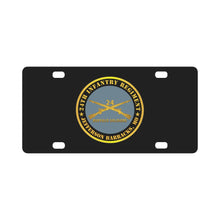 Load image into Gallery viewer, Army - 24th Infantry Regiment - Jefferson Barracks, MO - Buffalo Soldiers w Inf Branc Classic License Plate
