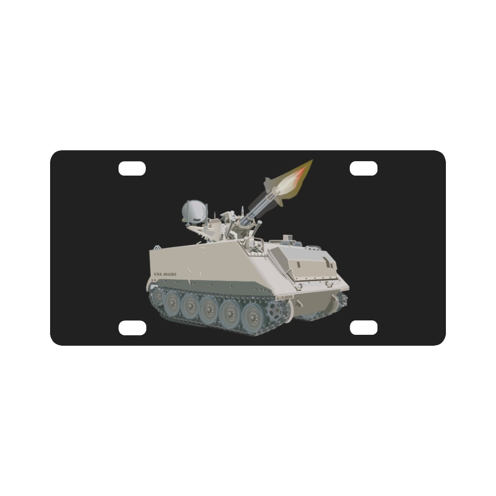 M163 Vulcan Air Defense System (VADS) X 300 Classic License Plate