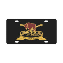 Load image into Gallery viewer, Army - 10th Cavalry Regiment w Br - Ribbon X 300 Classic License Plate
