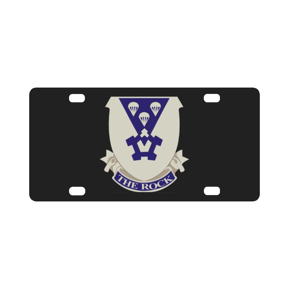 Army - 503rd Infantry Regiment DUI wo Txt X 300 Classic License Plate