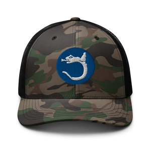 Camouflage trucker hat - Army - 130th Infantry Division - SSI wo Txt X 300