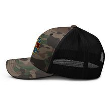 Load image into Gallery viewer, Camouflage trucker hat - Army - Womack Army Medical Center wo Txt
