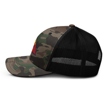 Load image into Gallery viewer, Camouflage trucker hat - Army - 759th Tank Battalion SSI
